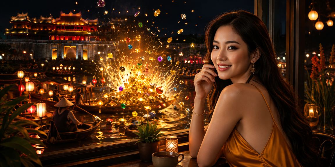 Người dùng tại Huế thực hiện giao dịch cá cược và kiểm tra tài chính trên điện thoại bên ly cà phê